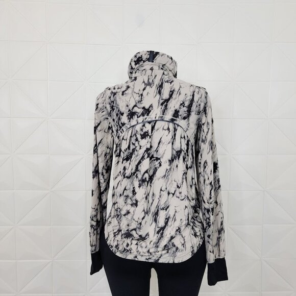 Lululemon Women's White Black Bring Back The Track Performance Jacket Size 8 - Picture 3 of 9